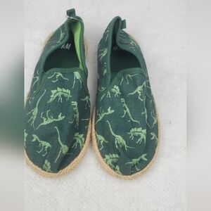 Bundle Only ;H&M Espadrilles  Lightweight Canvas Dinosaur‎ pattern size 2
